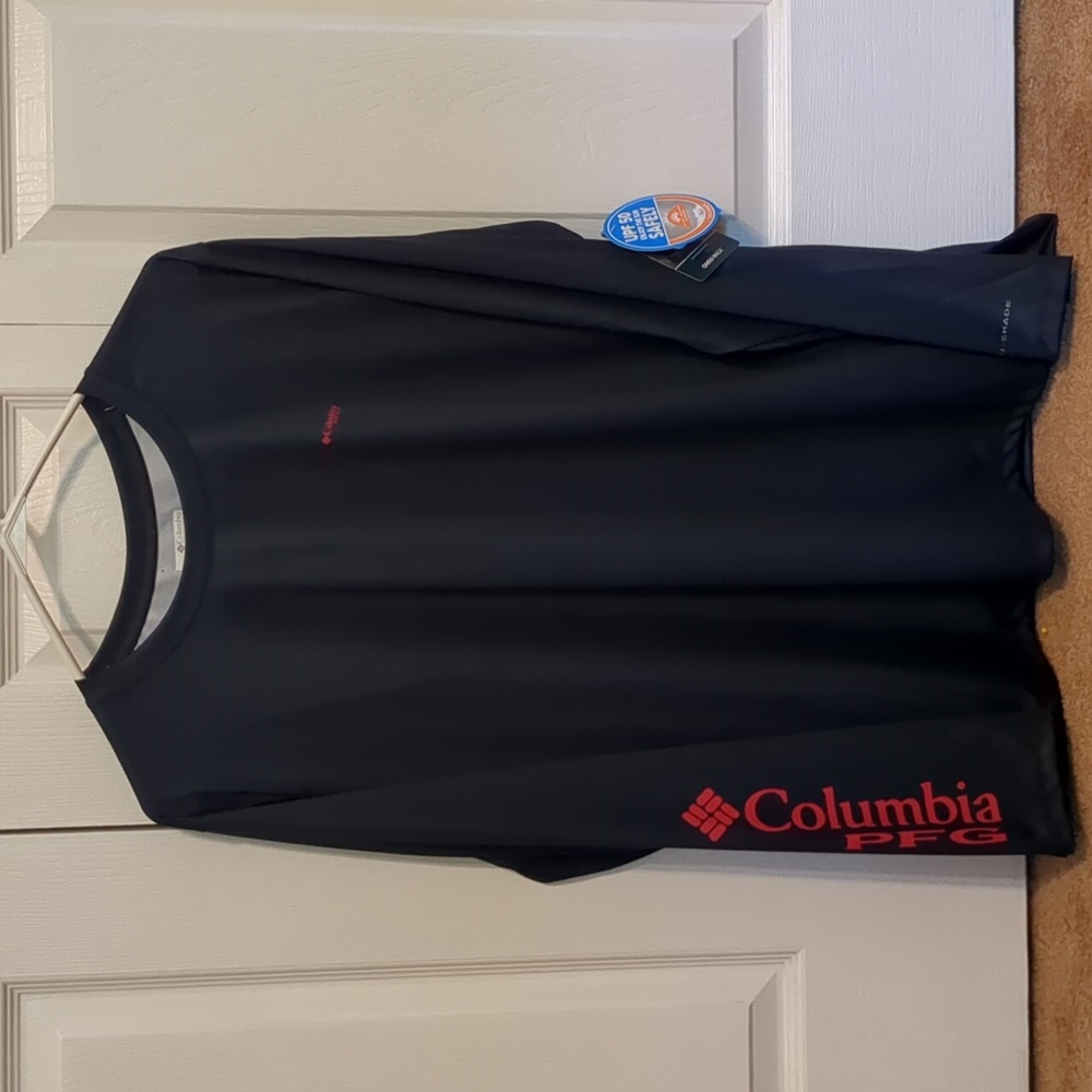 Columbia Tidal Tee PFG Fill-O-Print Fish Long-Sleeve Shirt for Ladies - Blue 2X